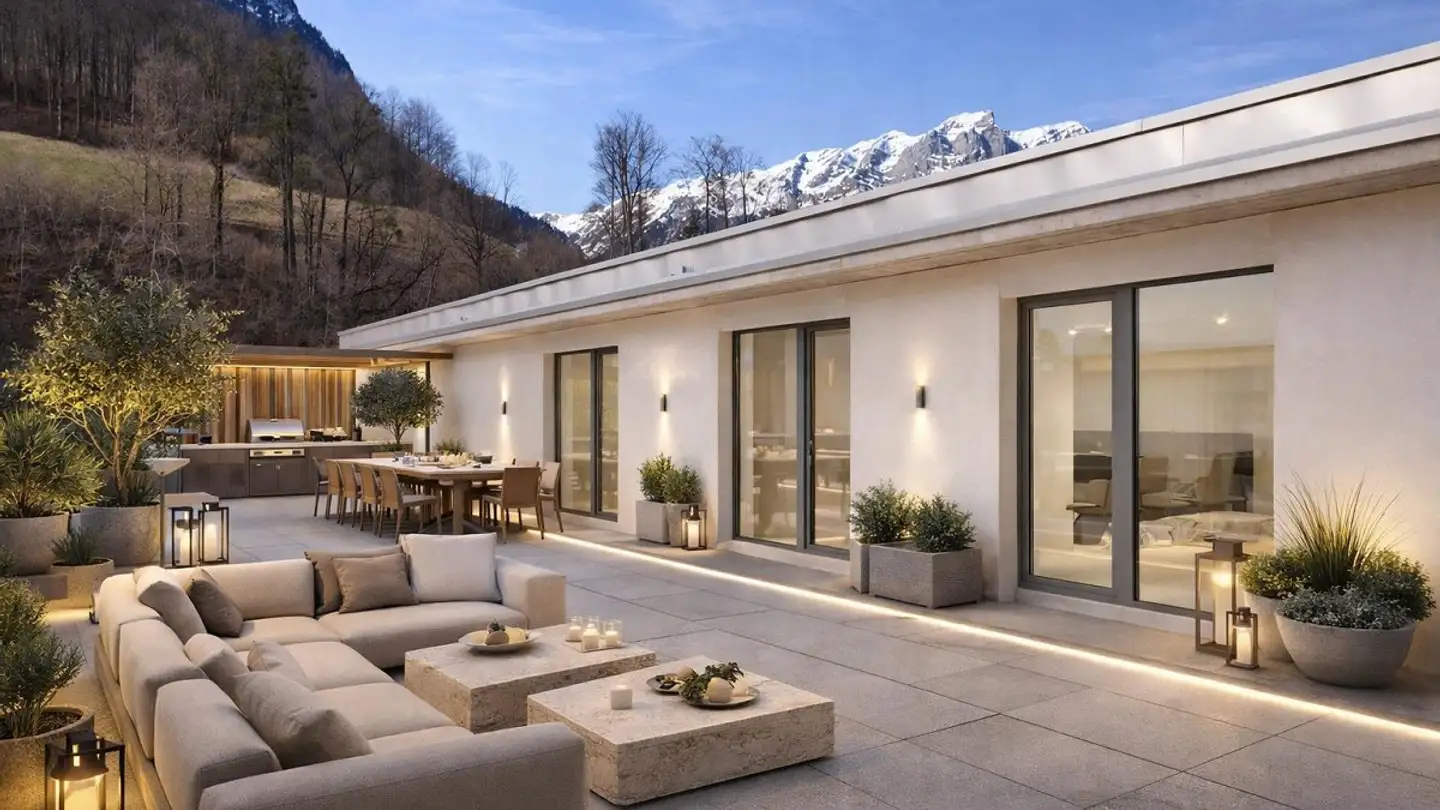 Appartement en terrasse à louer - Mühlefuhr 6, 8755 Ennenda