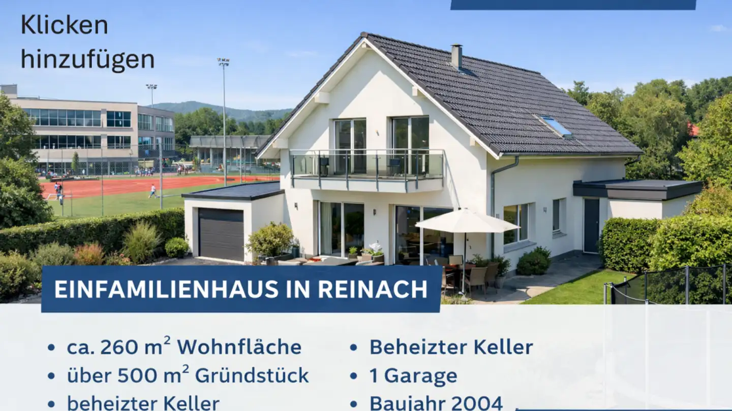 Single house for sale - 5734 Reinach AG
