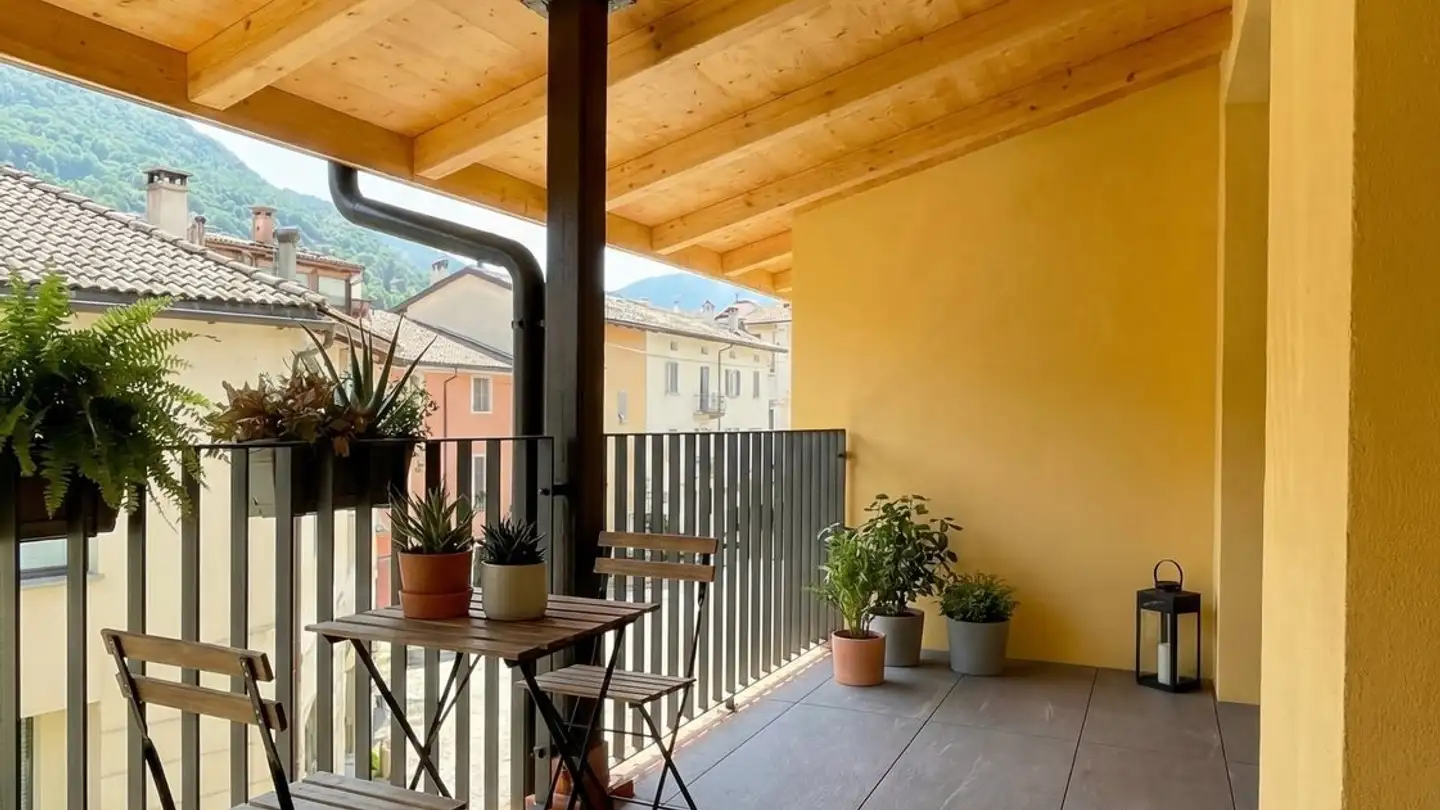 Dachgeschosswohnung mieten - Via Canonico Manera 5, 6965 Cadro - Foto 3