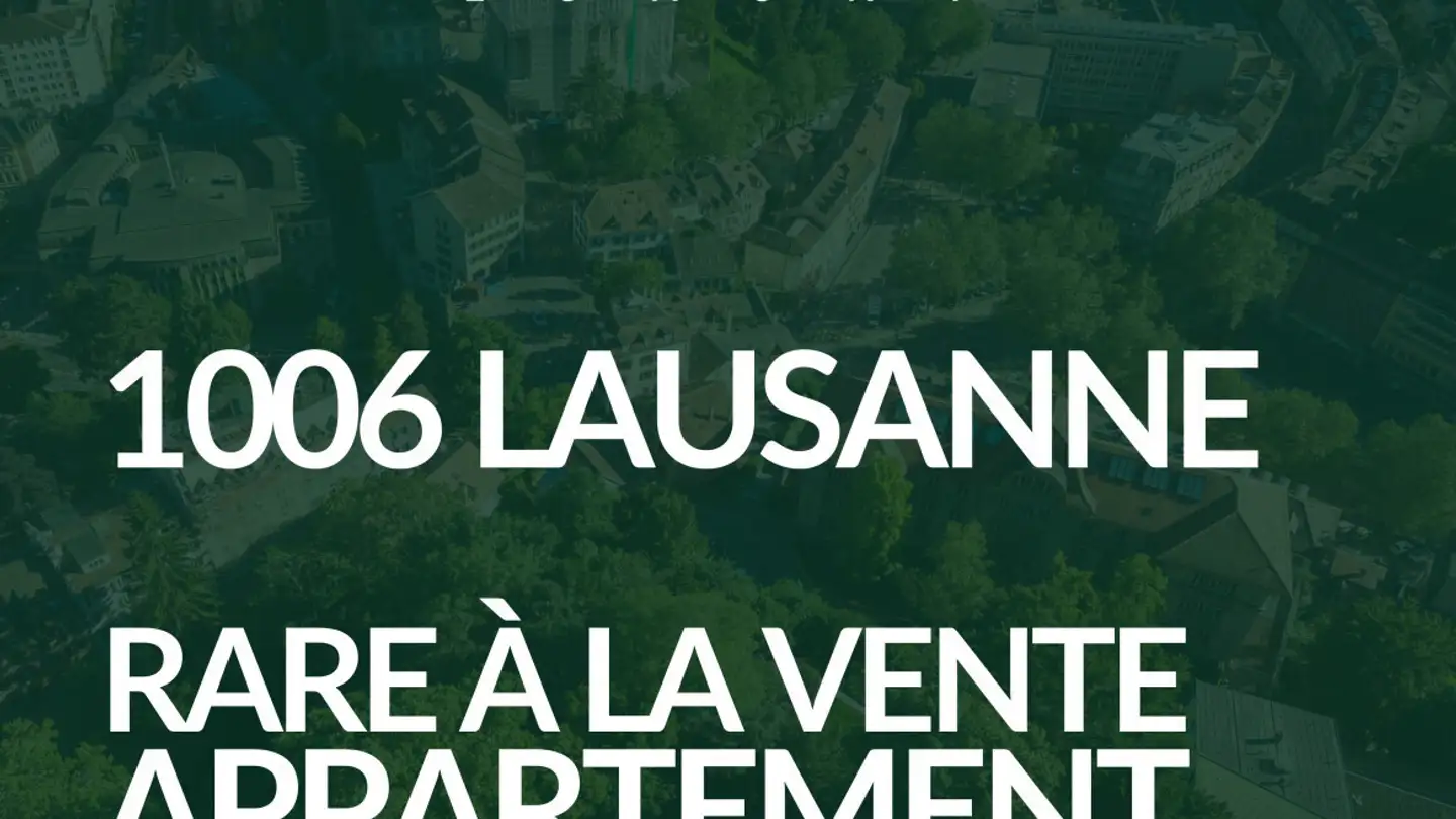 Apartment for sale - 1006 Lausanne