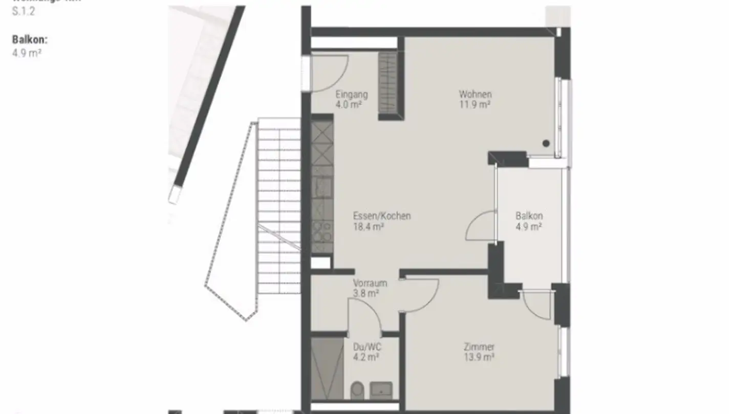 Apartment for rent - 8180 Bülach - Photo 2