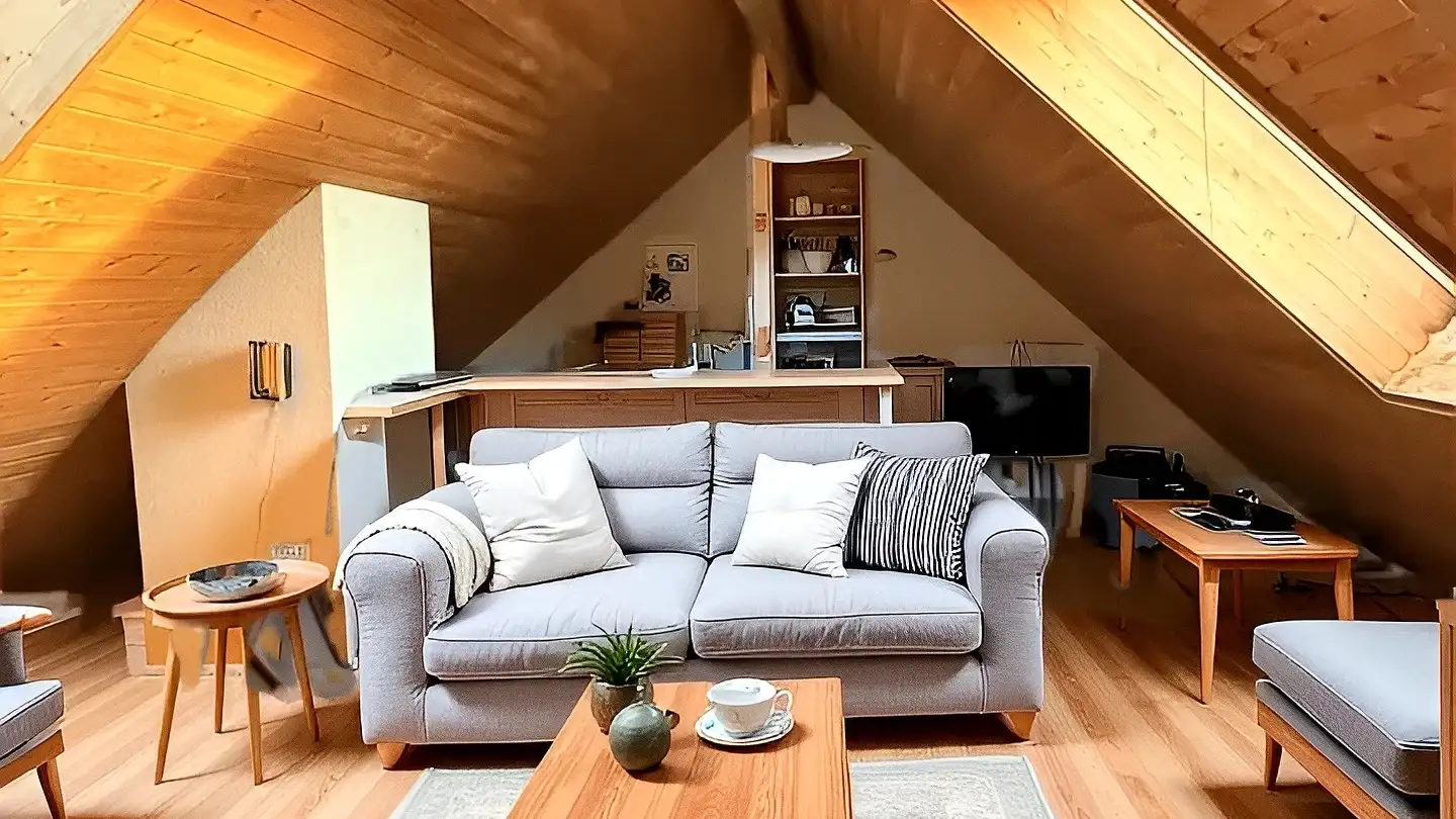 Attic flat for rent - Rue De Bellevue, 2052 Fontainemelon