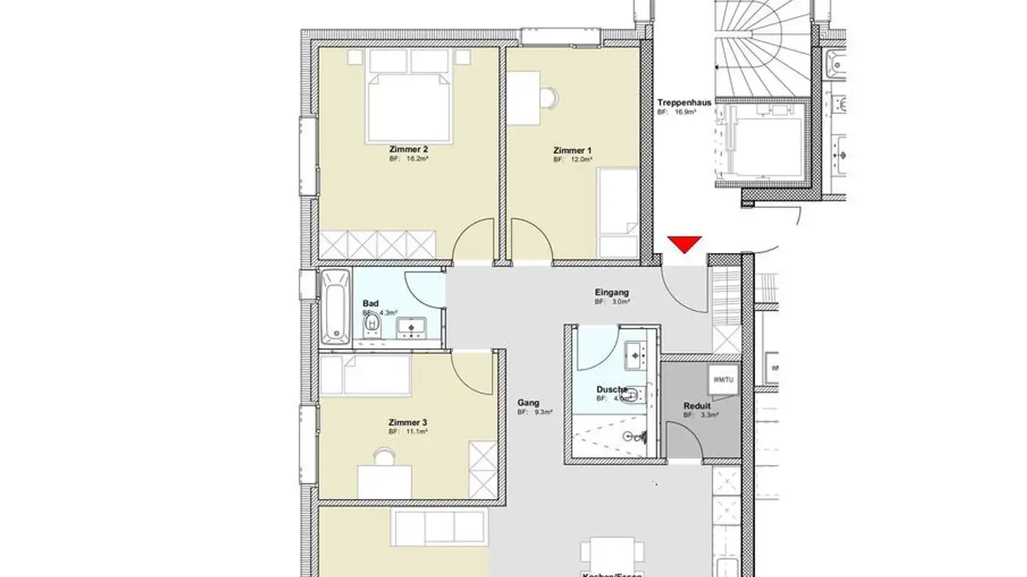Wohnung mieten - Leimbankweg 3, 4223 Blauen - Foto 3