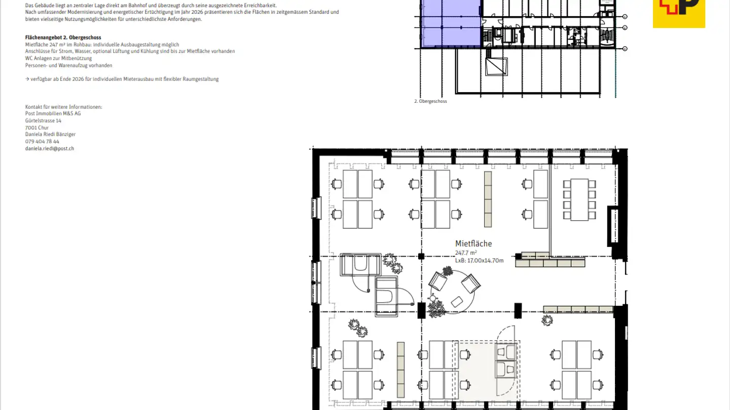 Bürofläche mieten - Gürtelstrasse 11, 7000 Chur - Foto 2