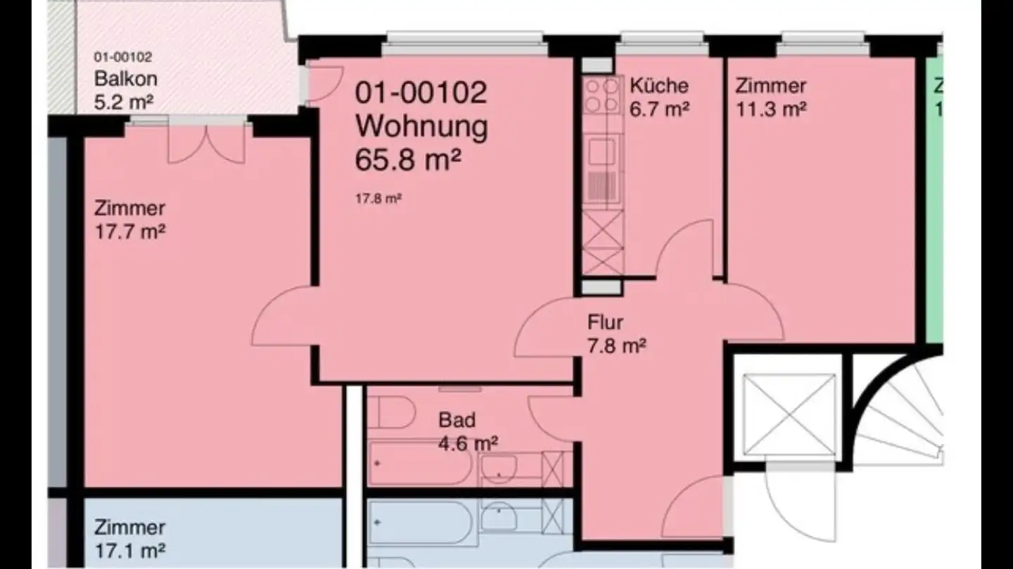 Appartamento in affitto - Sulzbergstrasse 3, 8400 Winterthur - Foto 2