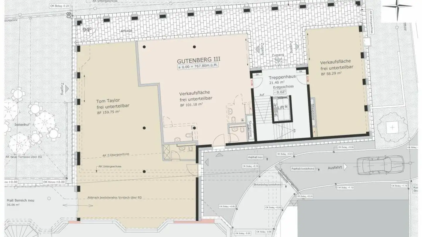 Commerciale in affitto - Kasernenstrasse 6, 9100 Herisau - Foto 4