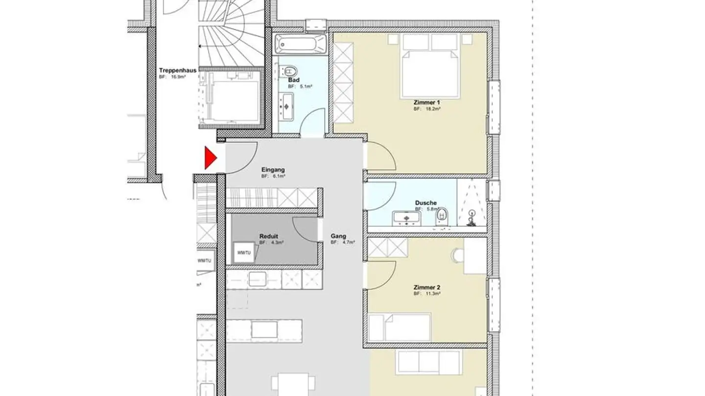 Appartamento in affitto - Leimbankweg 3, 4223 Blauen - Foto 3