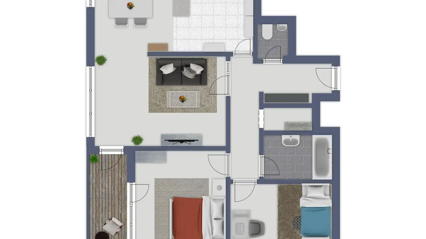 Apartment for rent - Thiersteinerstrasse 20, 4153 Reinach BL - Photo 2