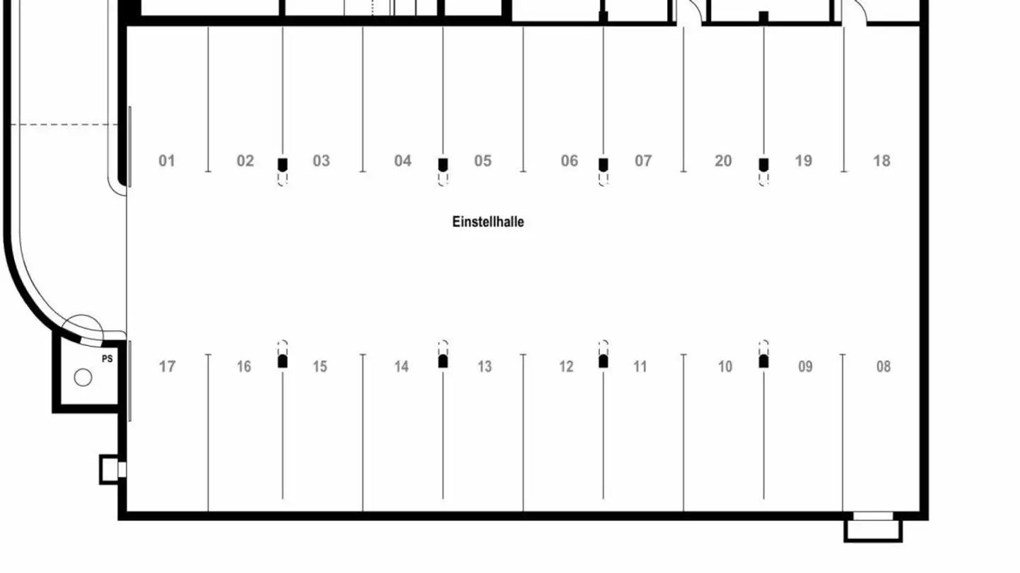Underground parking space for rent - Bahnhofstrasse 54, 9470 Buchs SG - Photo 3
