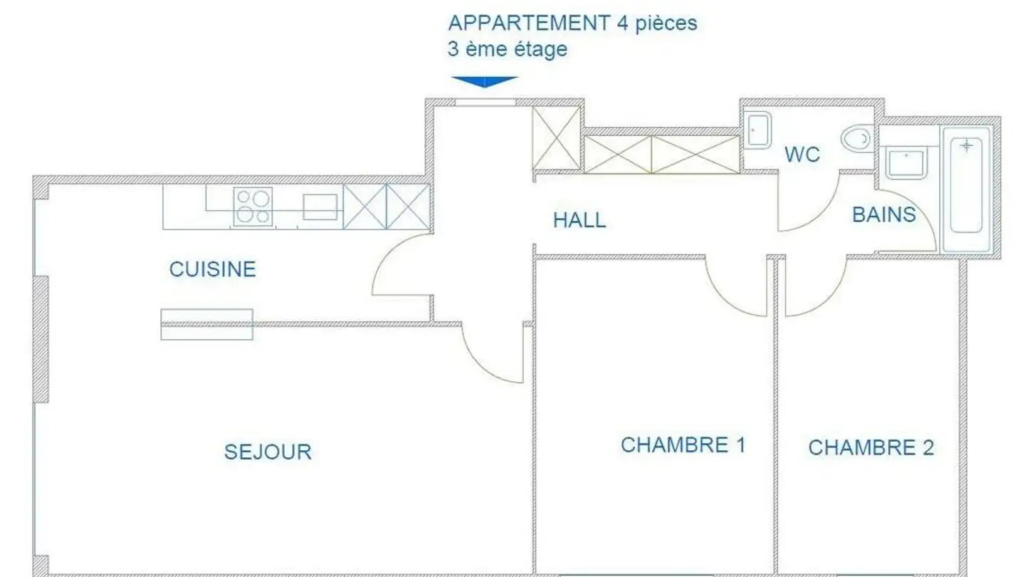 Appartement à louer - Rue Des Mouettes 7, 1227 Les Acacias - Photo 2