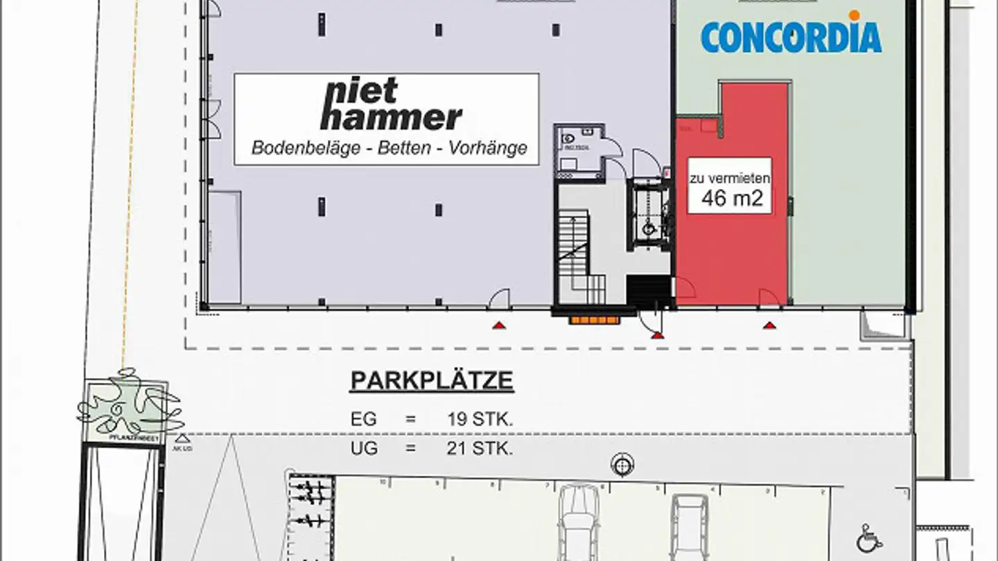 Commerciale in affitto - Luzernerstrasse 35, 5630 Muri AG - Photo 2