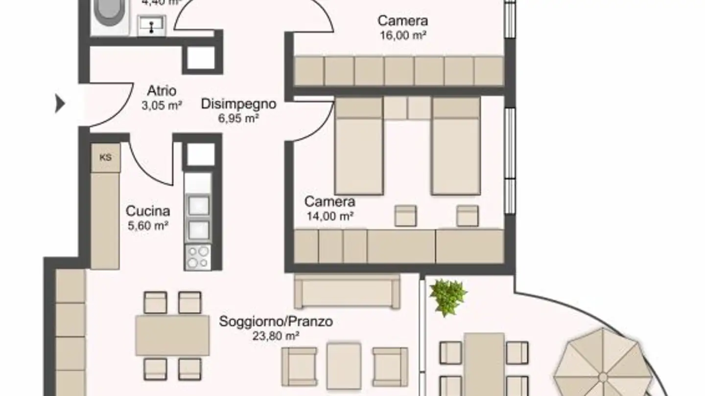 Appartamento in affitto - Via Pascuritt 1, 6834 Morbio Inferiore - Foto 2