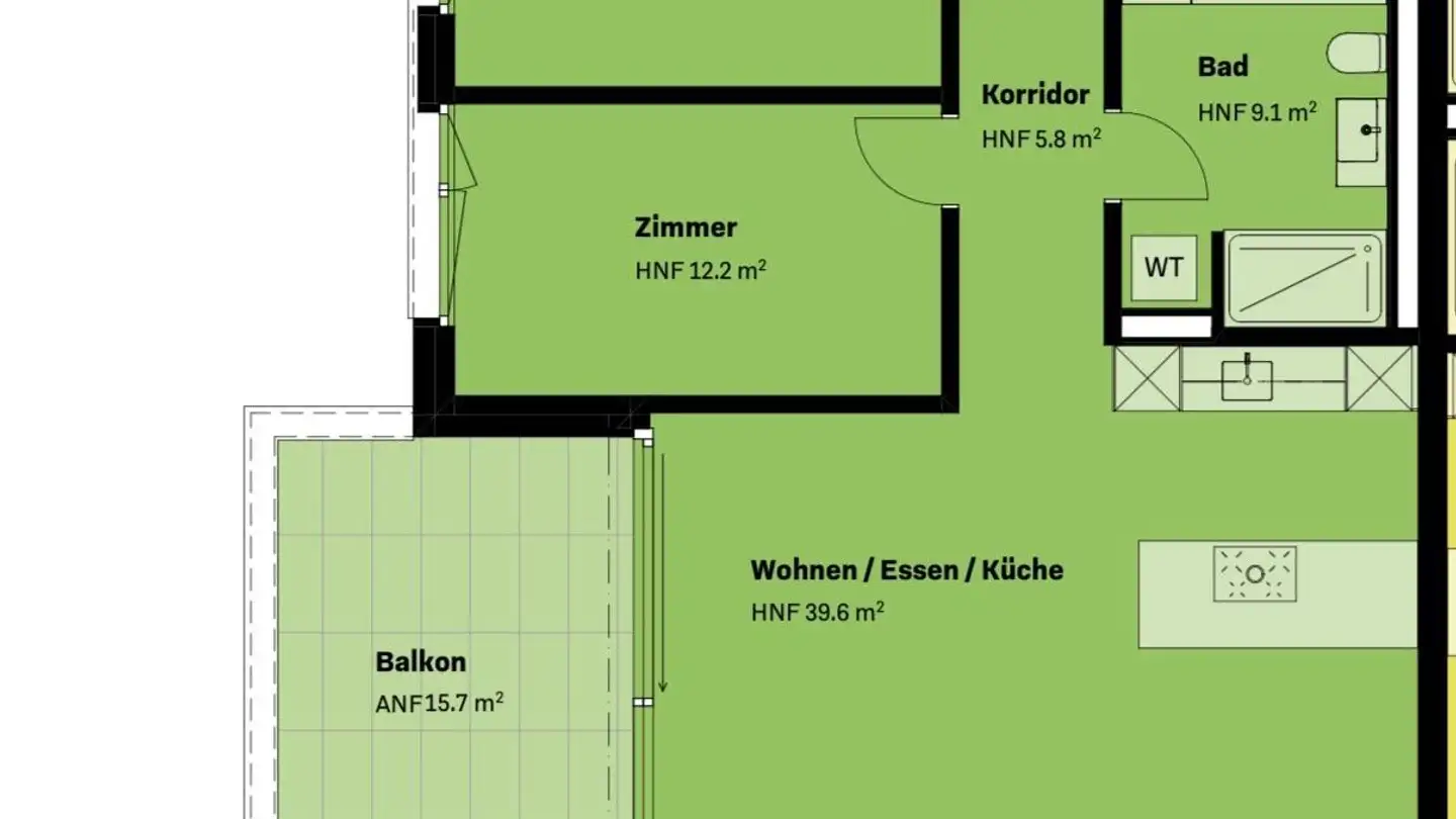 Apartment for rent - Kantonsstrasse 14, 8862 Schübelbach - Photo 3