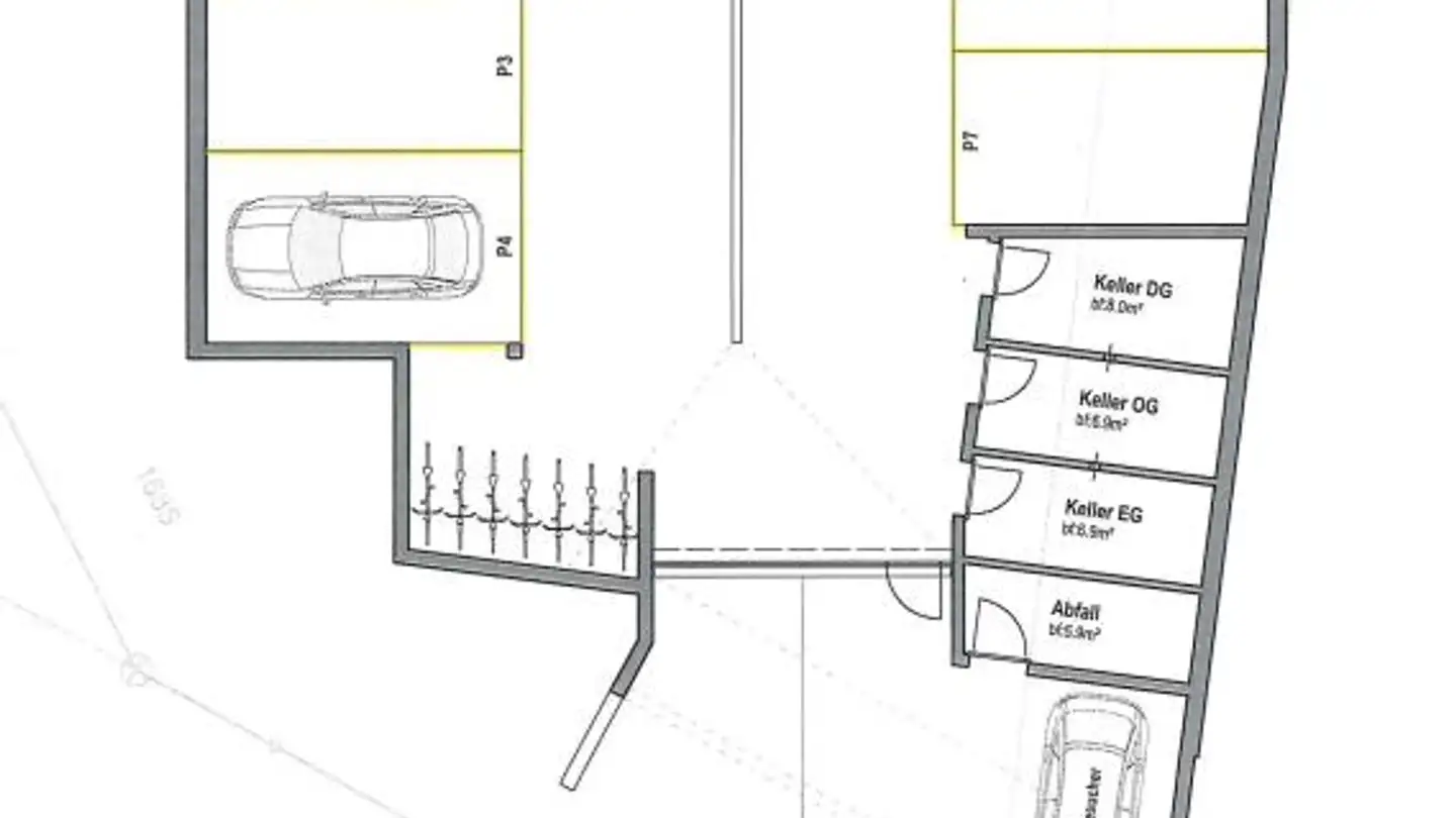 Parcheggio sotterraneo in affitto - Rütistrasse 8c, 9325 Roggwil TG - Foto 3