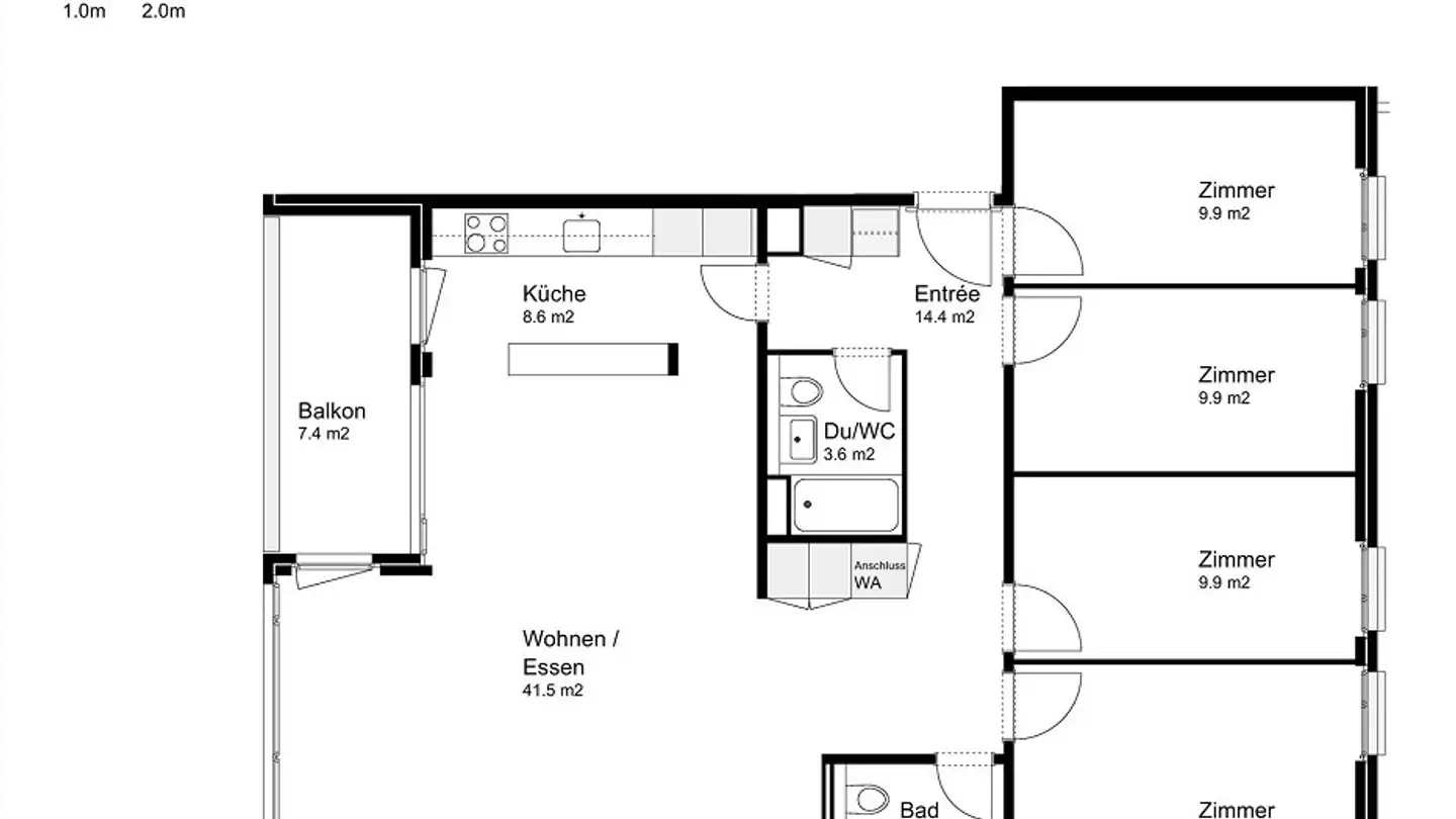 Wohnung mieten - Hasenweid 10, 4600 Olten