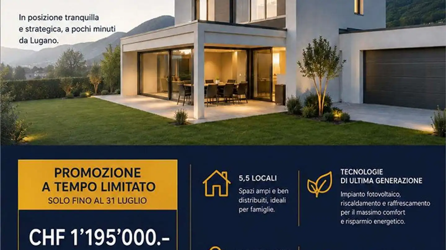 Villa à vendre - Via Cadempina, 6814 Cadempino
