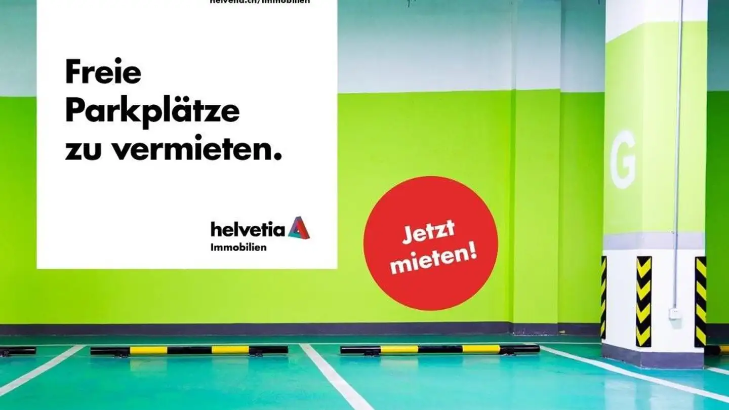 Underground parking space for rent - Schönbüelpark, 9016 St. Gallen