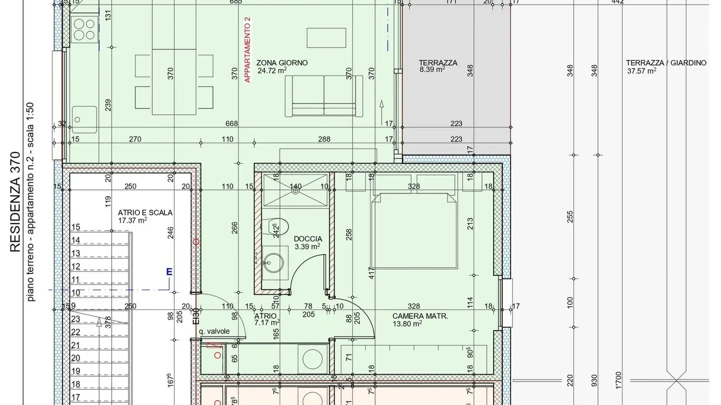 Appartement à louer - Via Riale 15, 6533 Lumino - Photo 2