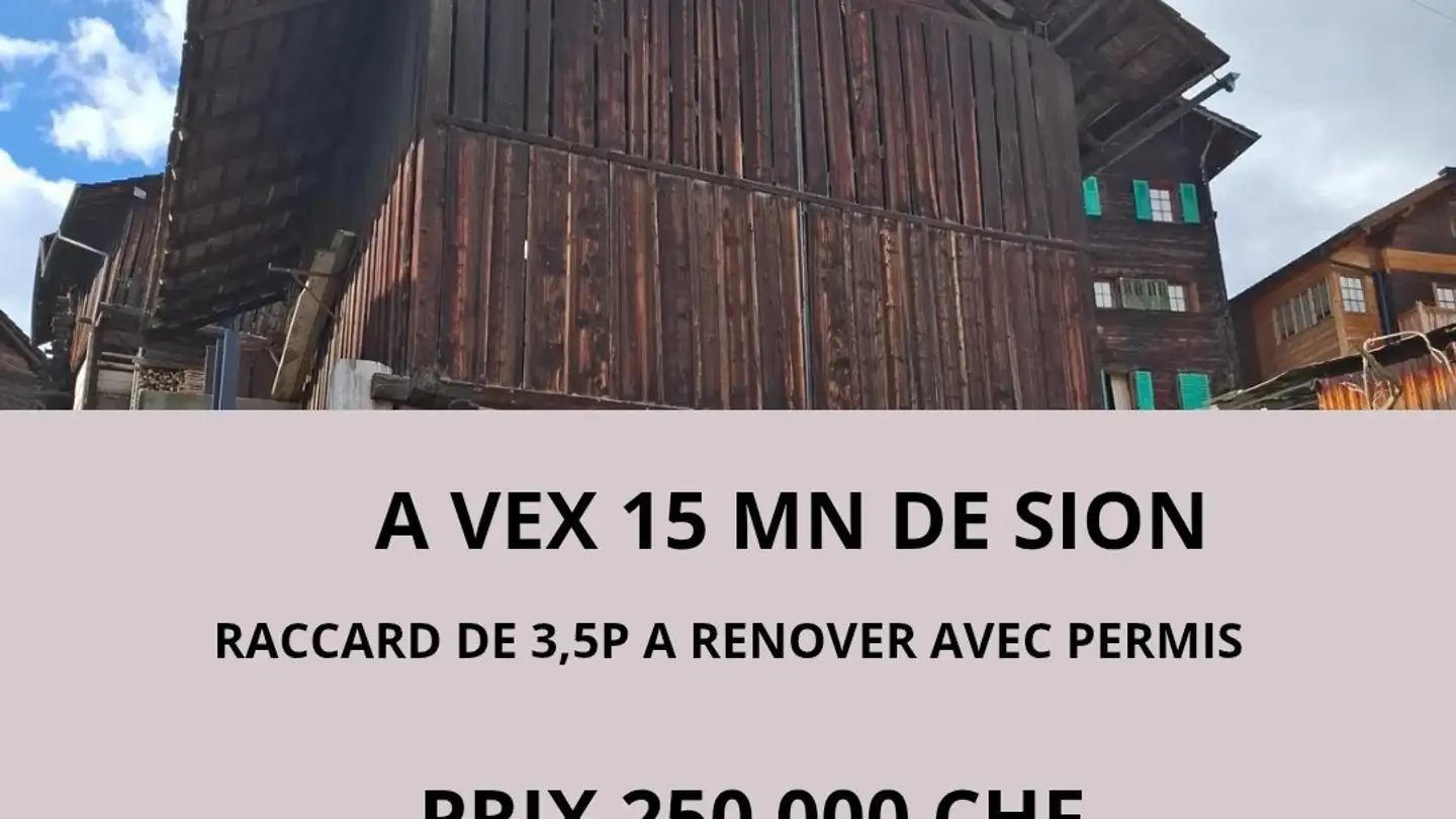 Single house for sale - Chemin de Vex, 1950 Sion