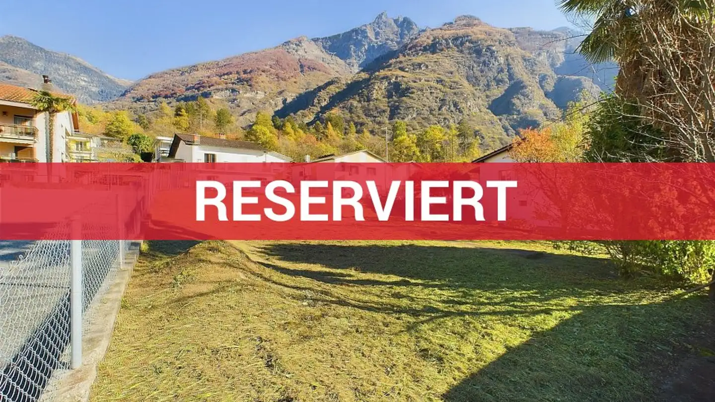 Constructible plot for sale - 6710 Biasca