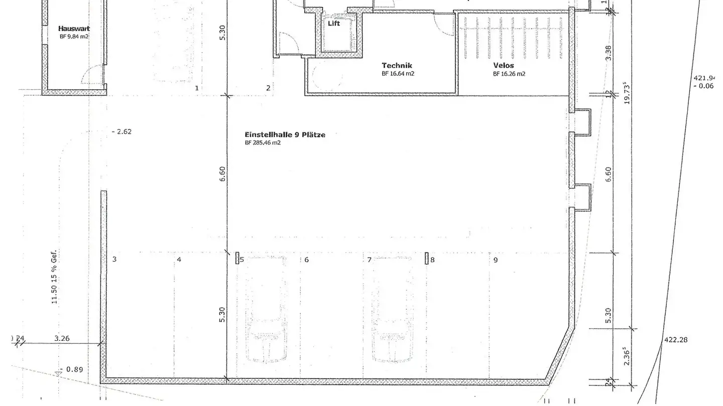 Parcheggio sotterraneo in affitto - Unterholz 30a, 3380 Wangen an der Aare - Photo 2