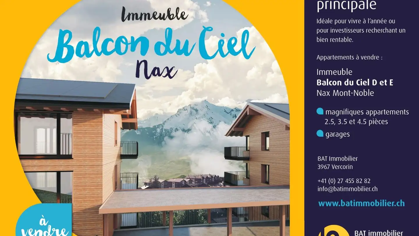 Appartement à vendre - 1973 Nax