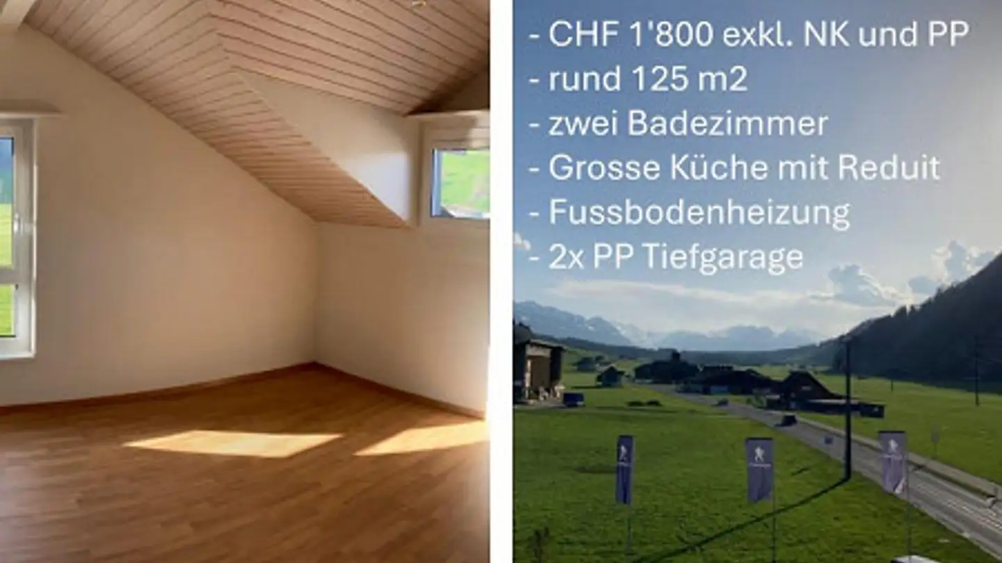 Appartement à louer - Talstrasse 4, 6372 Ennetmoos