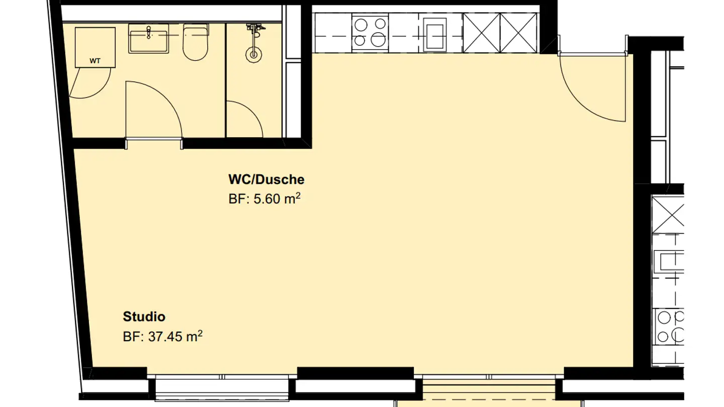Studio in affitto - Gasometerstrasse 30, 8005 Zürich