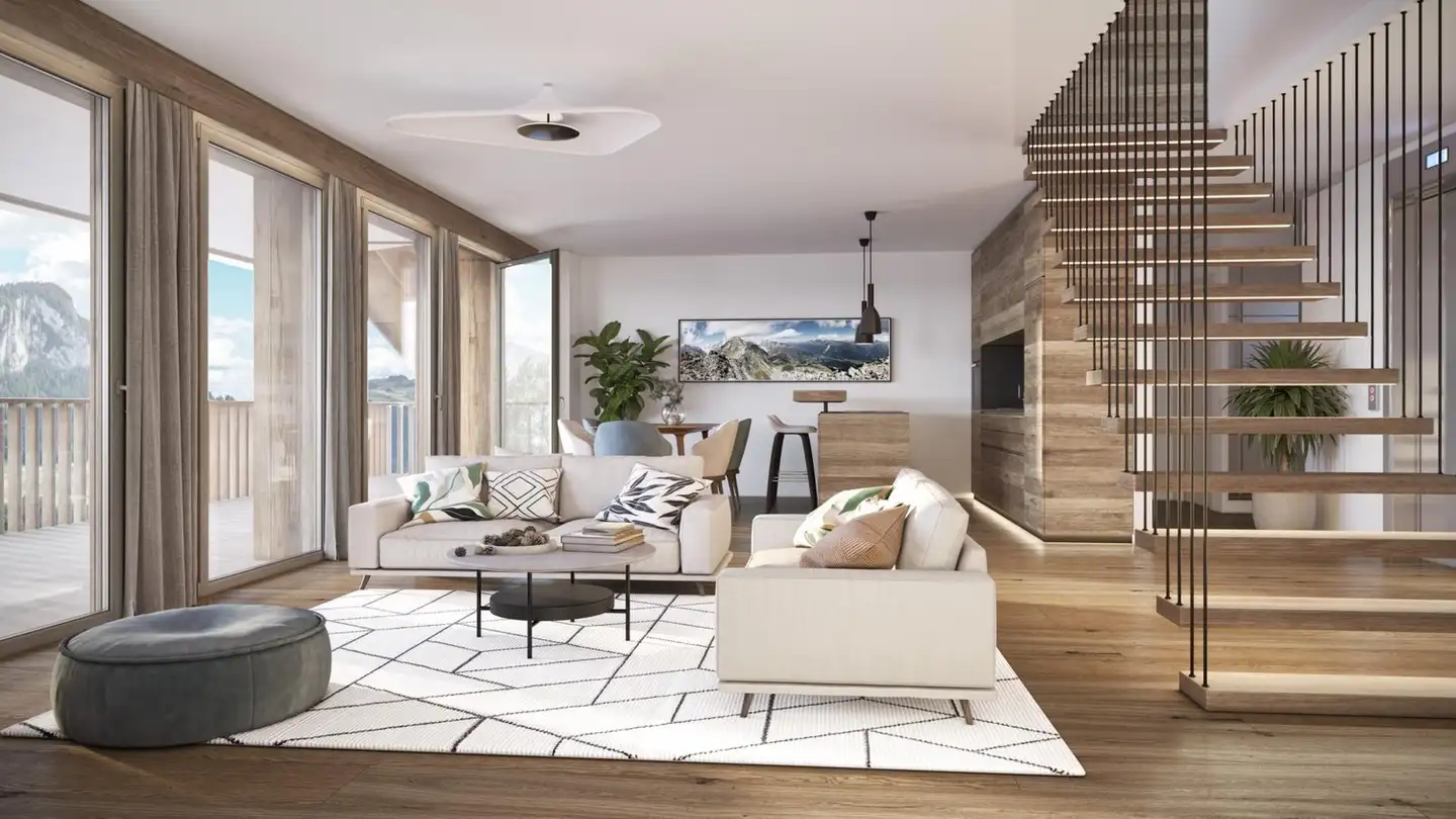 Penthouse kaufen - Chemin David Niven 10, 1660 Château-d'Oex