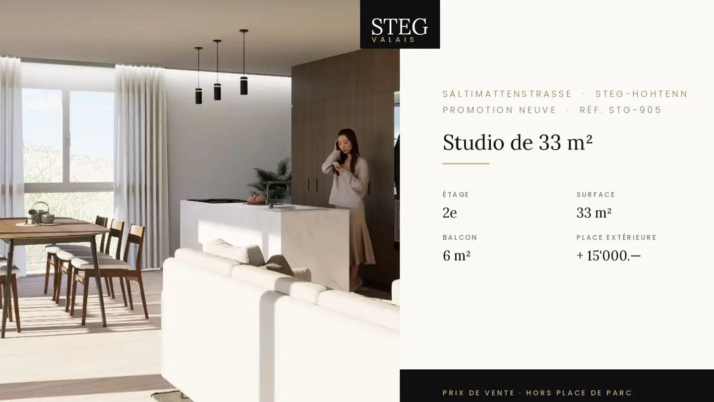 Apartment for sale - Sältimattenstrasse, 3940 Steg VS