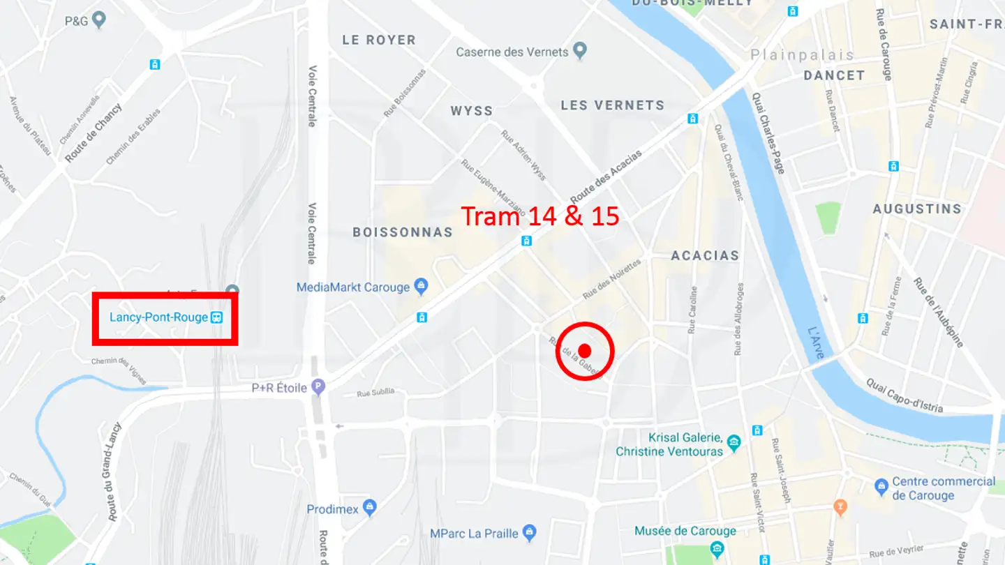 Single garage for rent - Rue De La Gabelle 24, 1227 Carouge GE