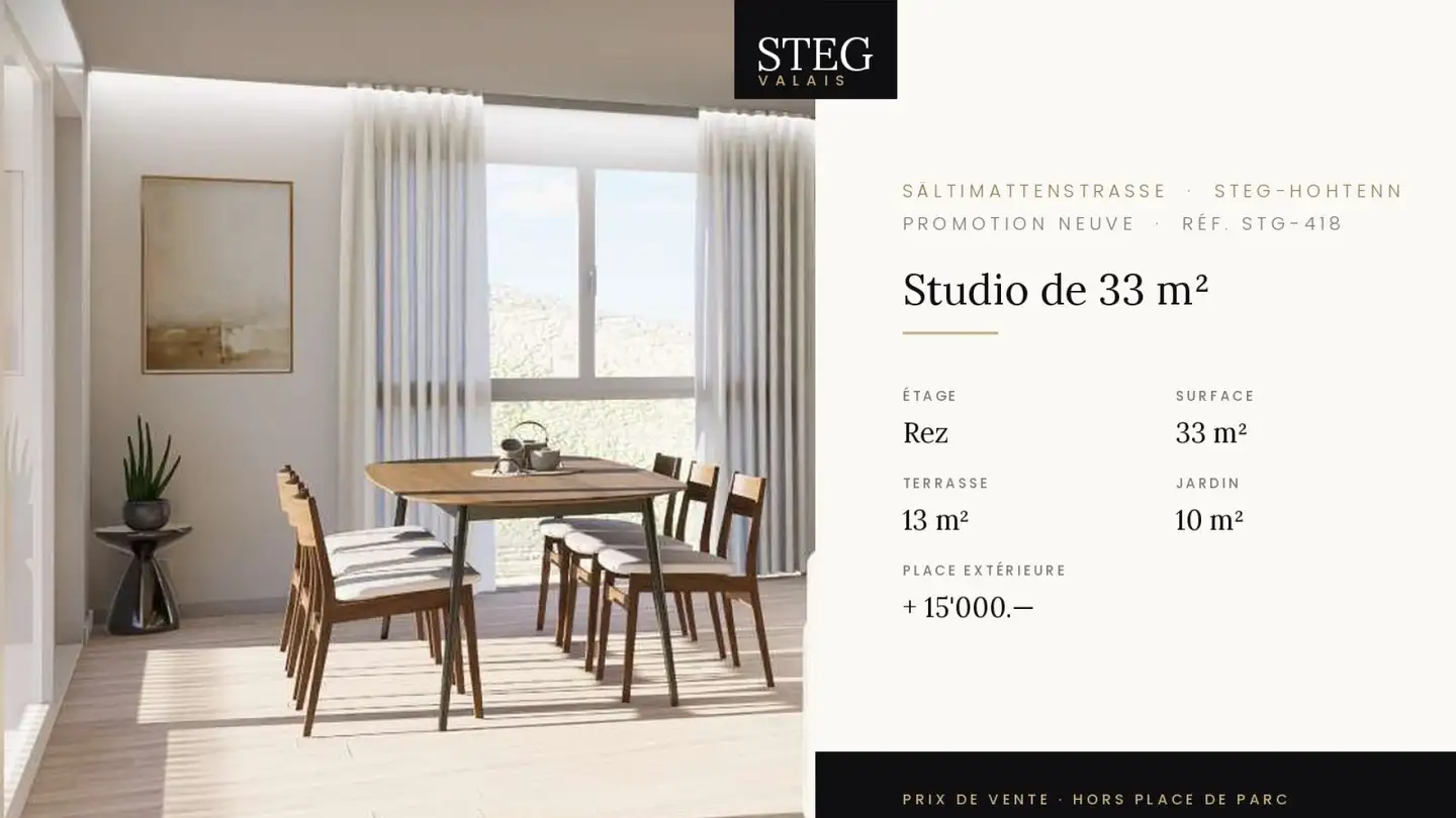 Apartment for sale - Sältimattenstrasse, 3940 Steg VS