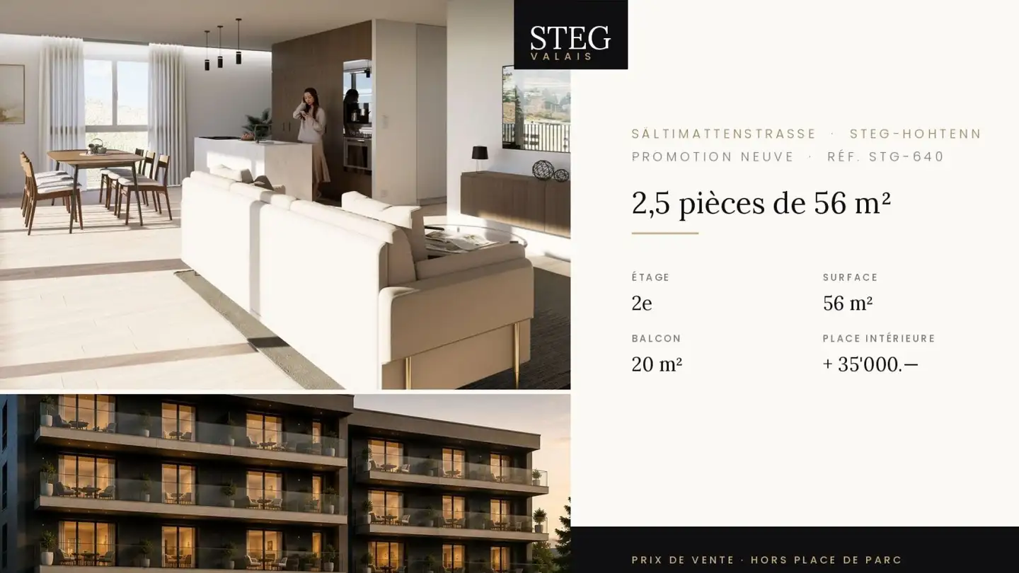 Apartment for sale - Sältimattenstrasse, 3940 Steg VS