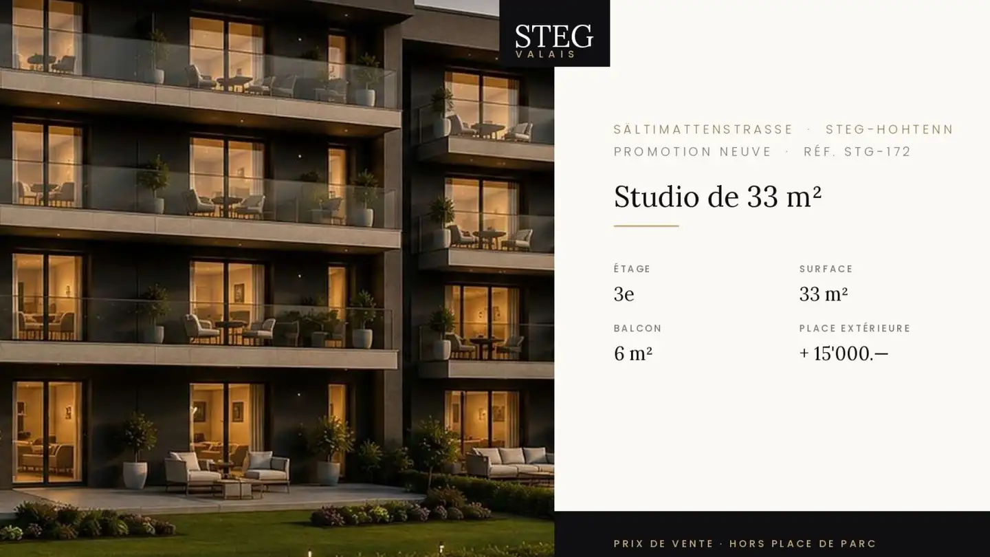 Appartamento in vendita - Sältimattenstrasse, 3940 Steg VS
