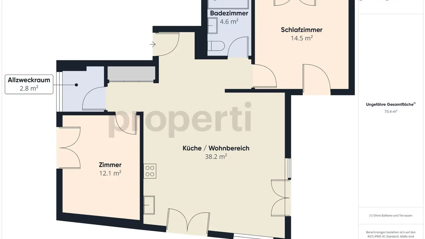 Apartment for rent - Hungerbühlstrasse 21b, 8424 Embrach - Photo 4
