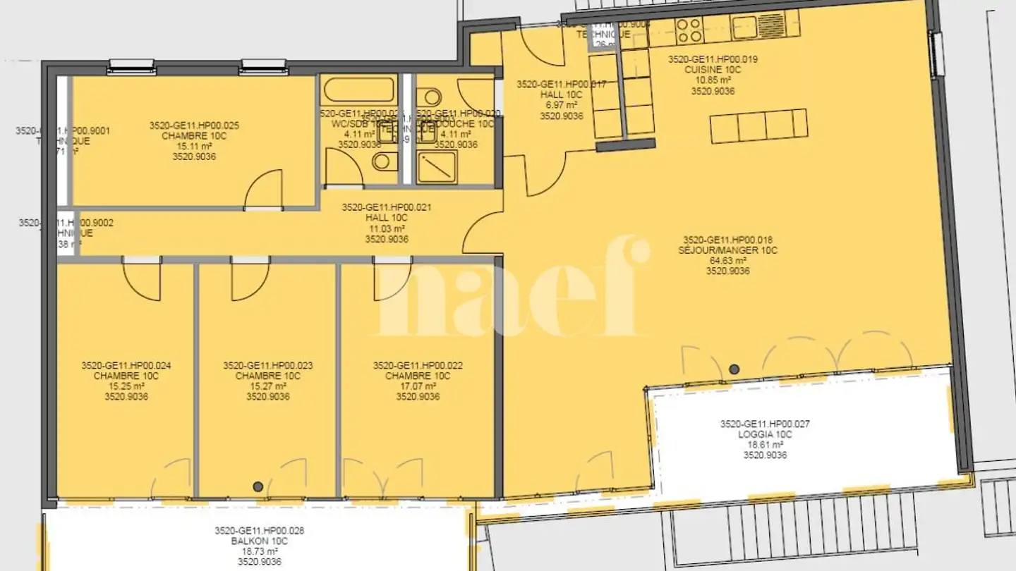 Apartment for rent - Rue Du Crêt Taconnet 10, 2000 Neuchâtel