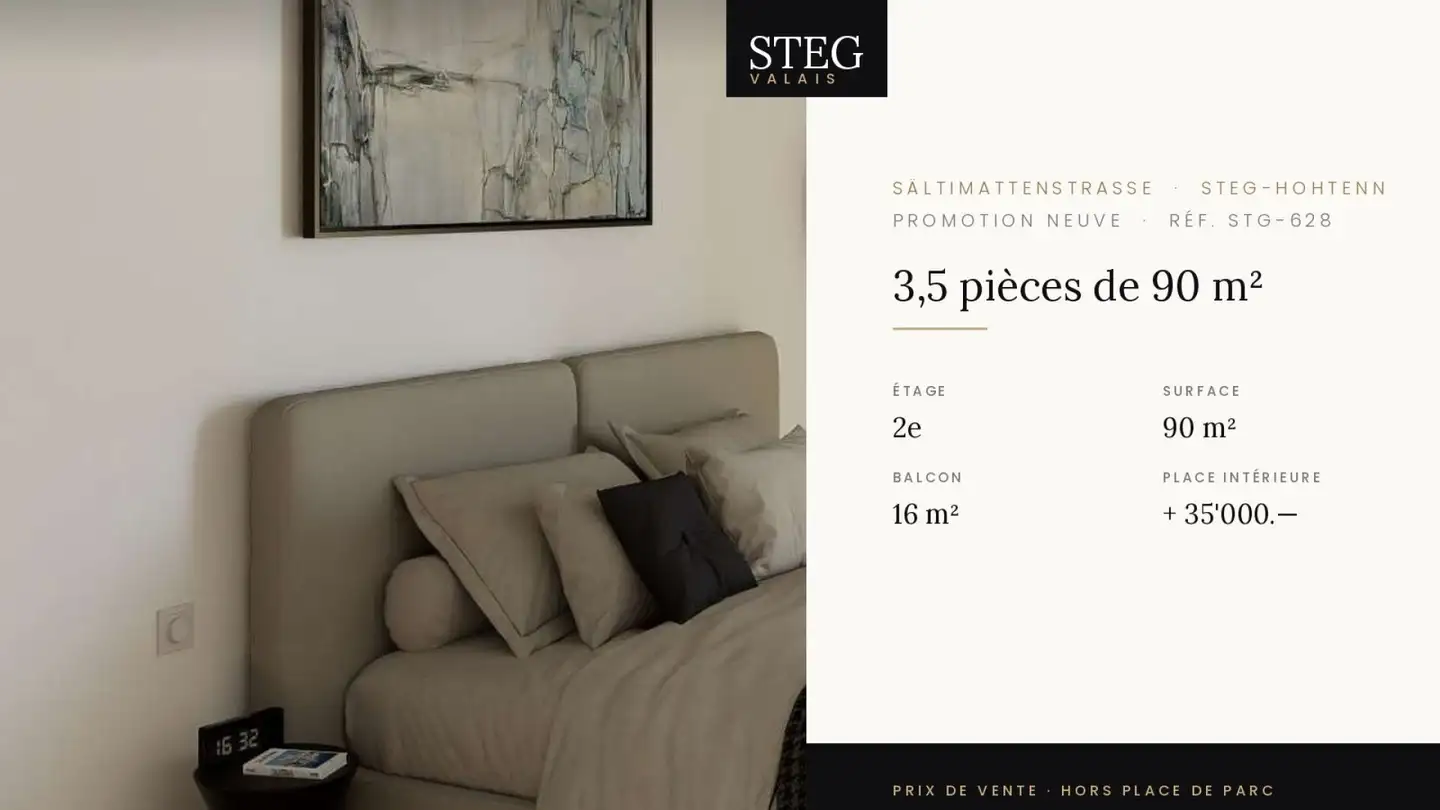 Appartement à vendre - Sältimattenstrasse, 3940 Steg VS