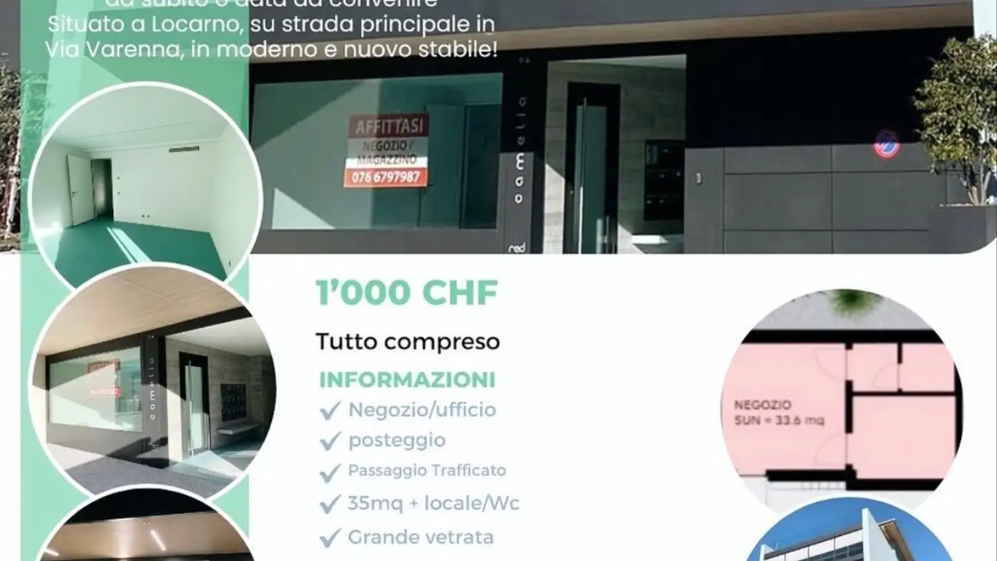 Single room for rent - Via Bartolomeo Varenna 94, 6600 Solduno