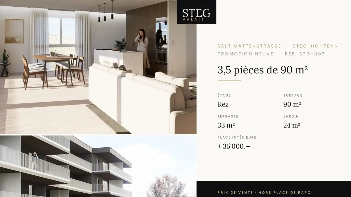 Apartment for sale - Sältimattenstrasse, 3940 Steg VS