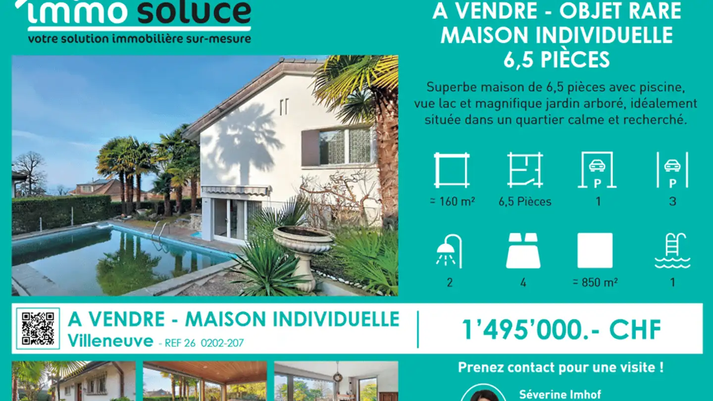 Maison individuelle à vendre - 1844 Villeneuve VD