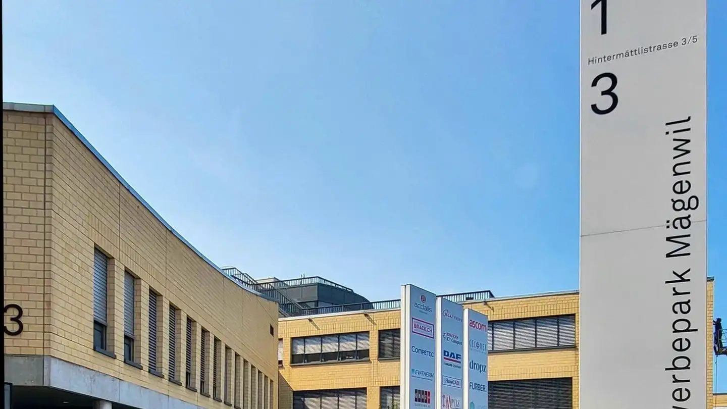 Spazio ufficio in affitto - Hintermättlistrasse 1, 5506 Mägenwil