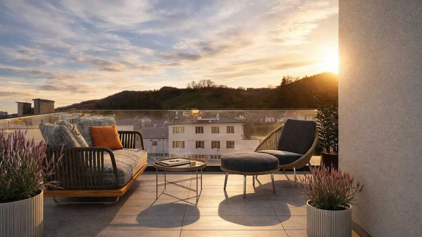 Penthouse mieten - Bahnhofstrasse 23, 8956 Killwangen