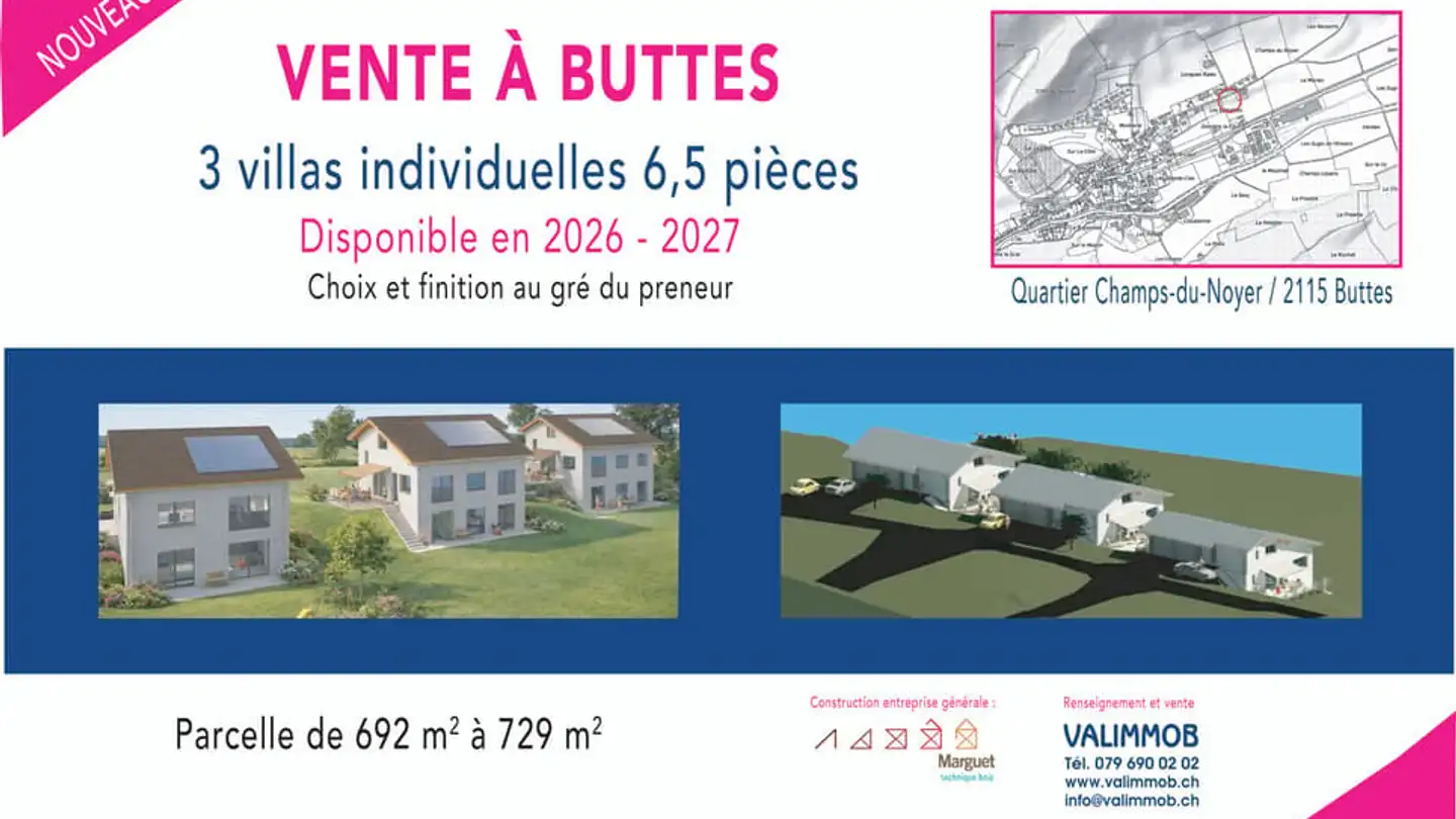 Maison individuelle à vendre - 2115 Buttes