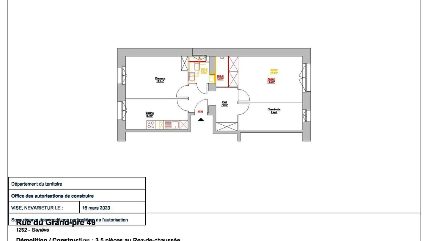 Appartamento in affitto - Rue Du Grand-Pré 49, 1202 Genève