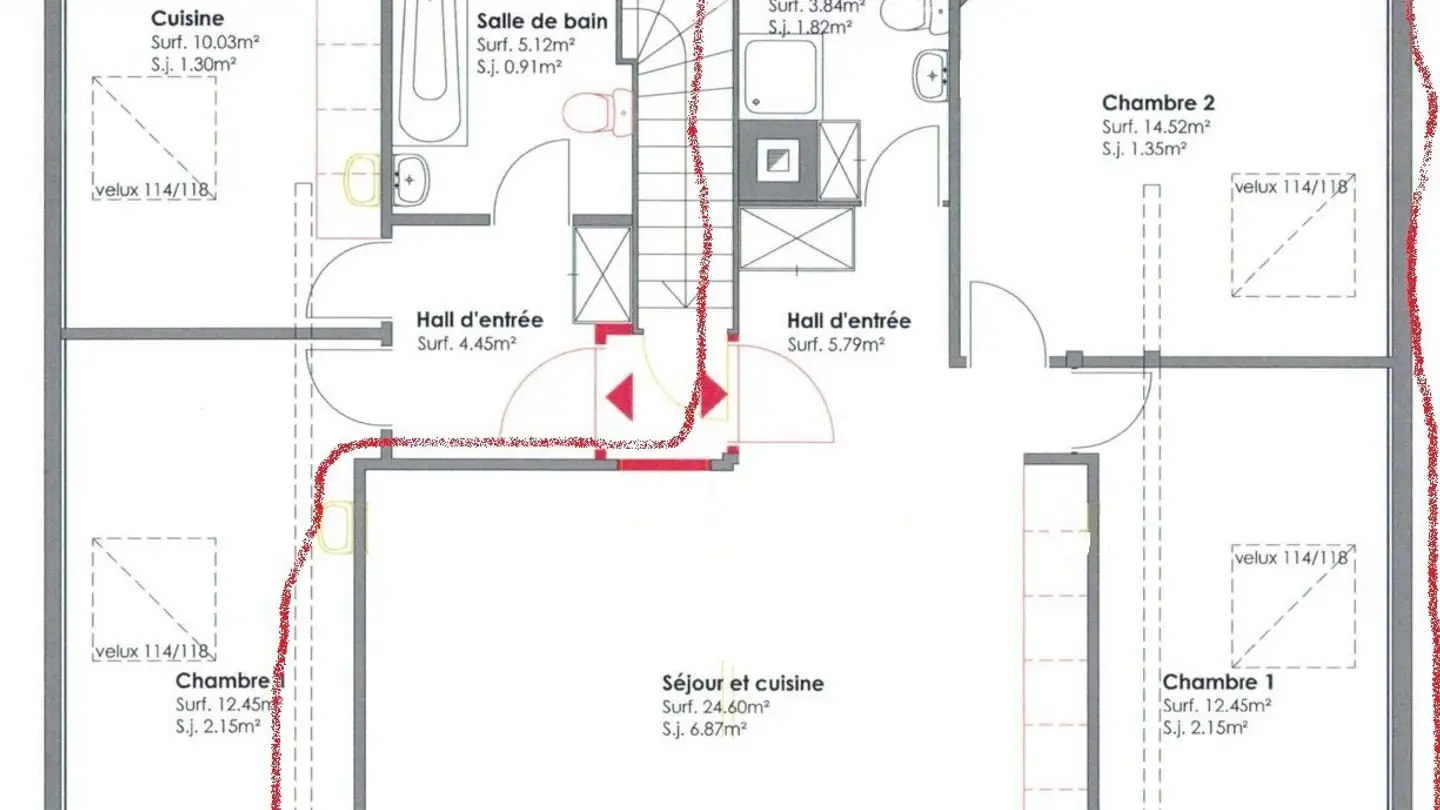 Appartamento in affitto - Clos Muguet 6, 2027 Fresens - Foto 4