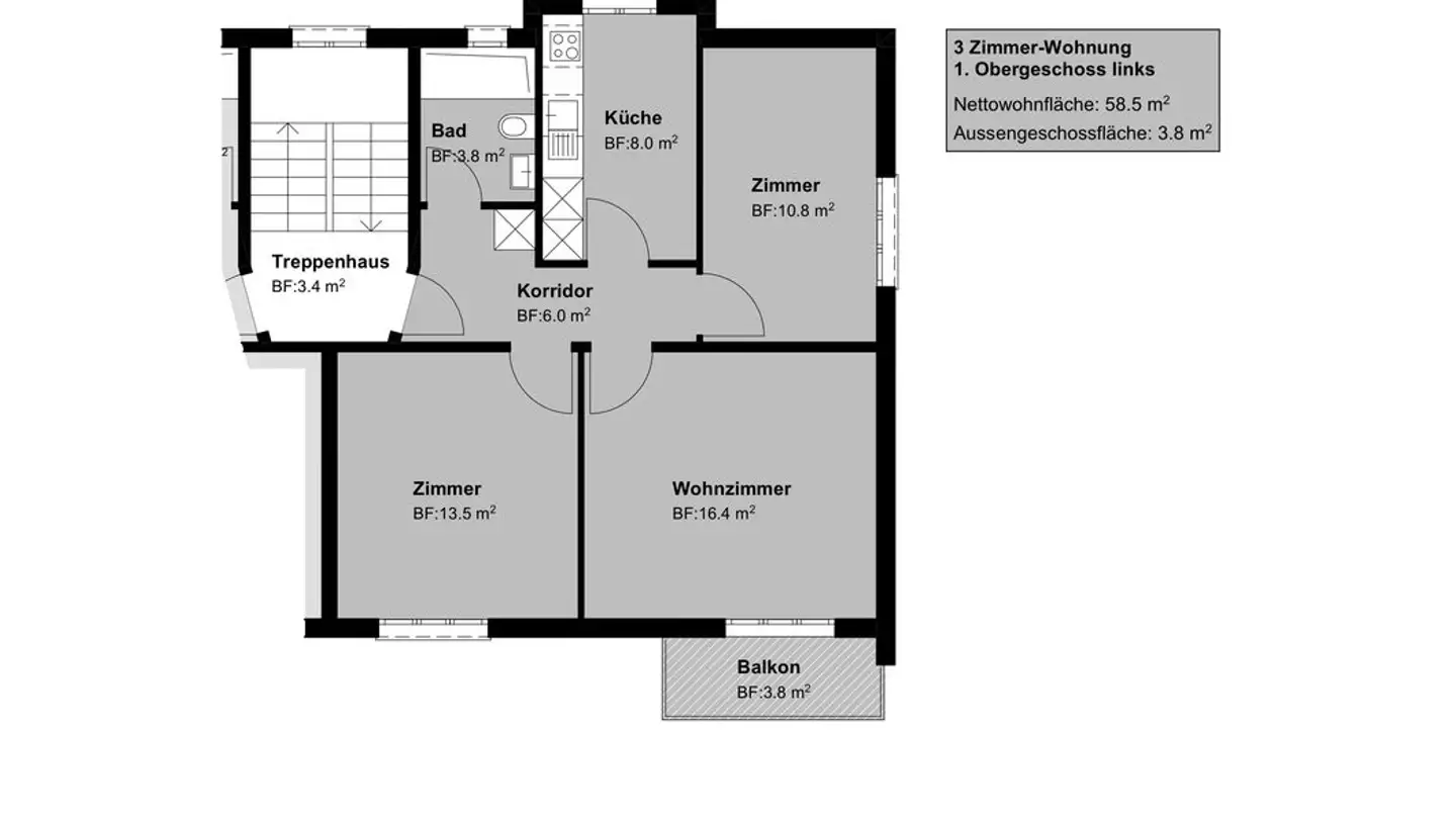 Wohnung mieten - Dahlienweg 3, 4665 Oftringen - Foto 2