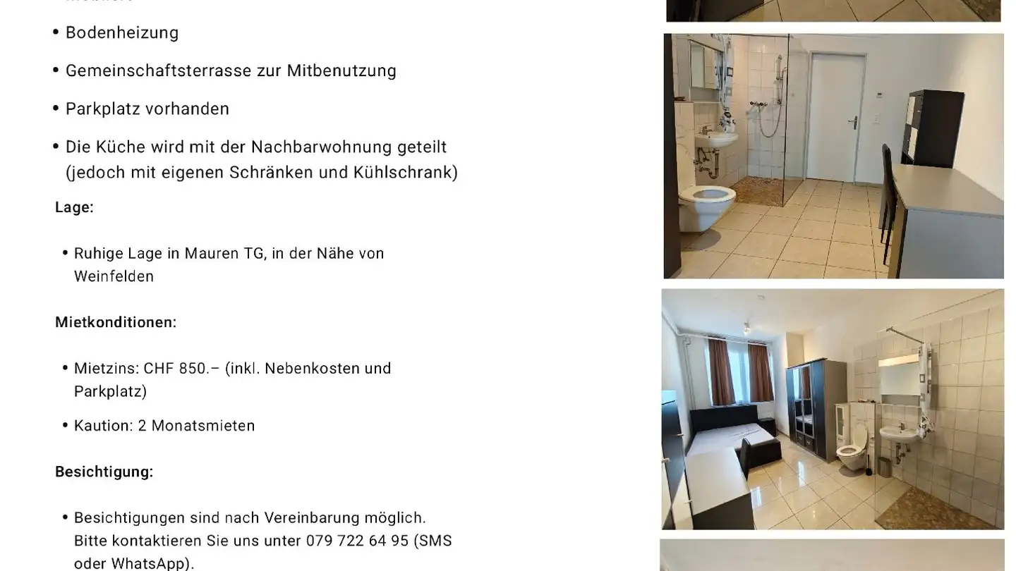 Apartment for rent - 8576 Mauren TG