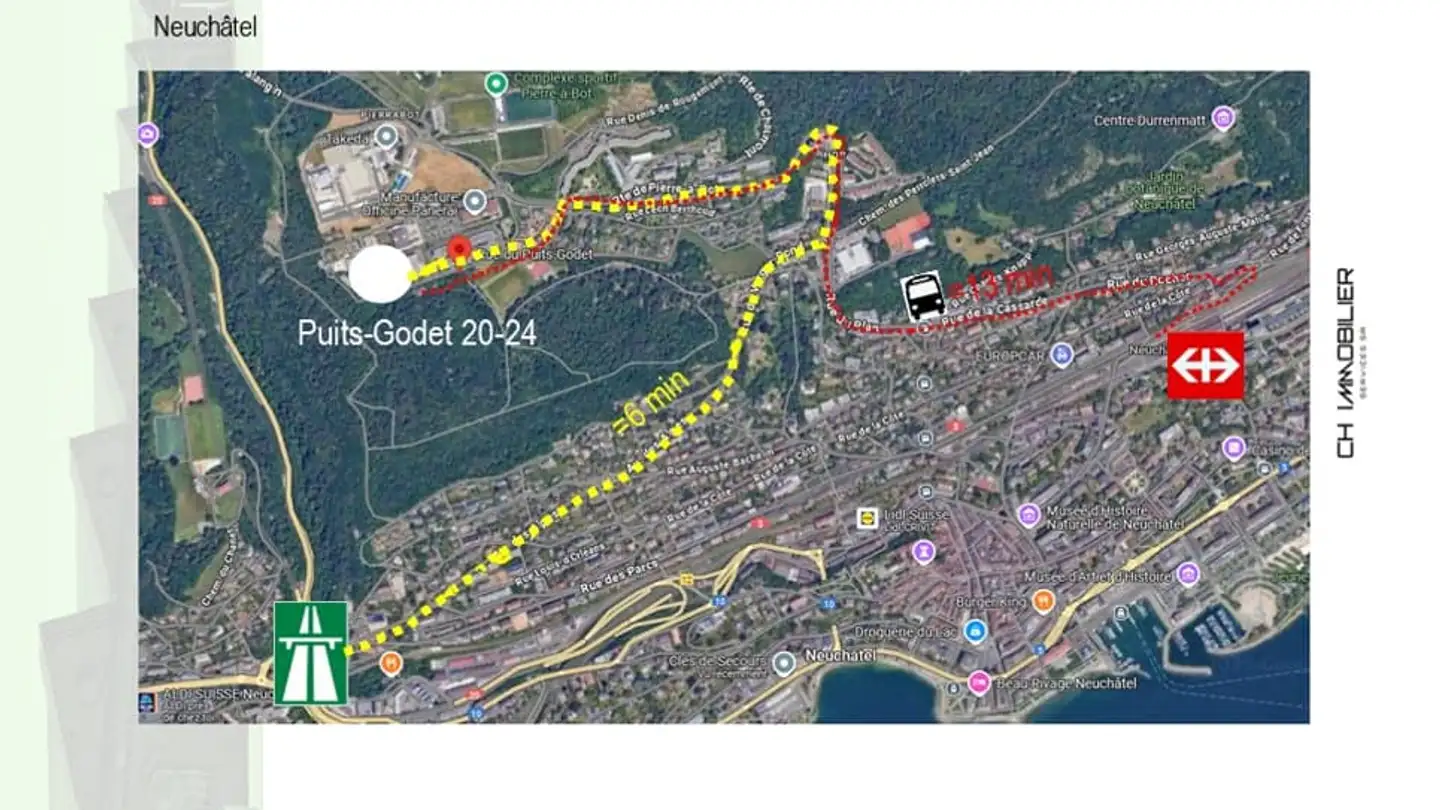 Commercial for rent - Rue Du Puits-Godet 20, 2000 Neuchâtel - Photo 2