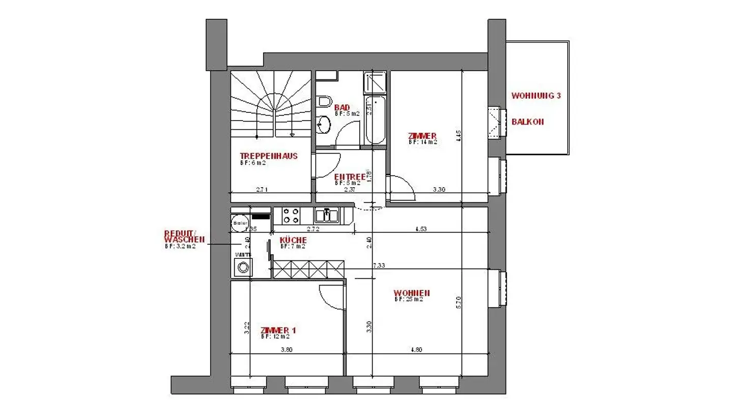 Wohnung mieten - Hauptstrasse 96, 4466 Ormalingen