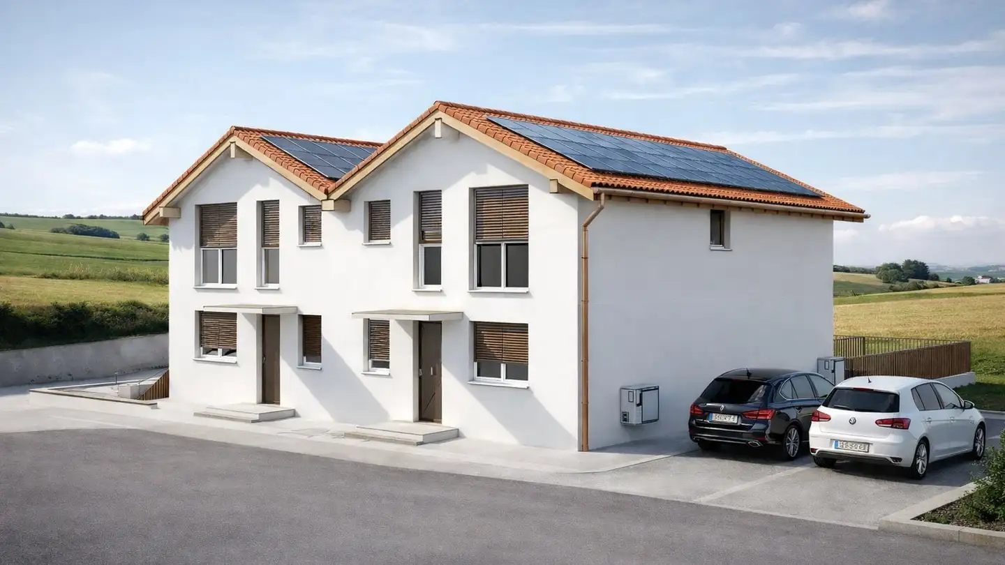 Maison en terrasse à vendre - Chemin Saint-Antoine 1, 1783 Pensier